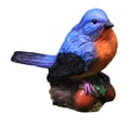 thumbnail image 4 of Accesorios de Figuritas de pájaros en miniatura shamjiam Miniestatuas de Simulación de pájaro de Resina Realista azul, 4 of 8