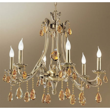 06 Flemish Finish - Brussels Chandelier in Flemish Bronze Finish