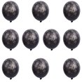 thumbnail image 1 of 10 globos de látex para fiesta de cumpleaños, decoración de aniversario de boda, color negro 40, 1 of 2