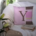 thumbnail image 3 of Monogram Letter Fabric Decorative Pillow, 3 of 4