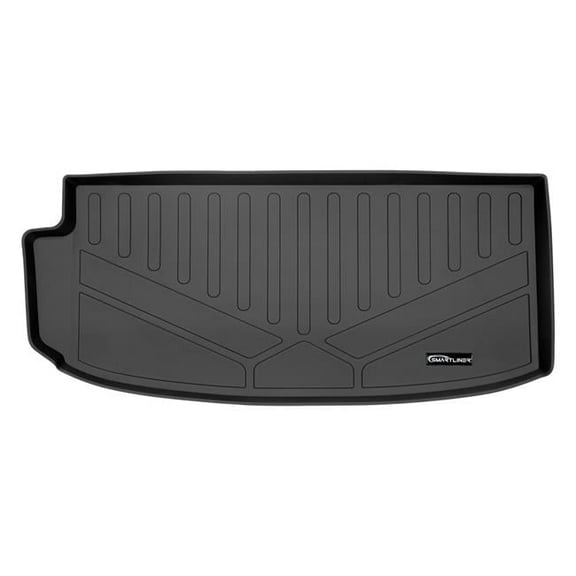 All Weather Custom Fit Trunk Behind 3rd Row Floor Mat Cargo Liner for 2018-2021 Chevrolet Traverse, Black