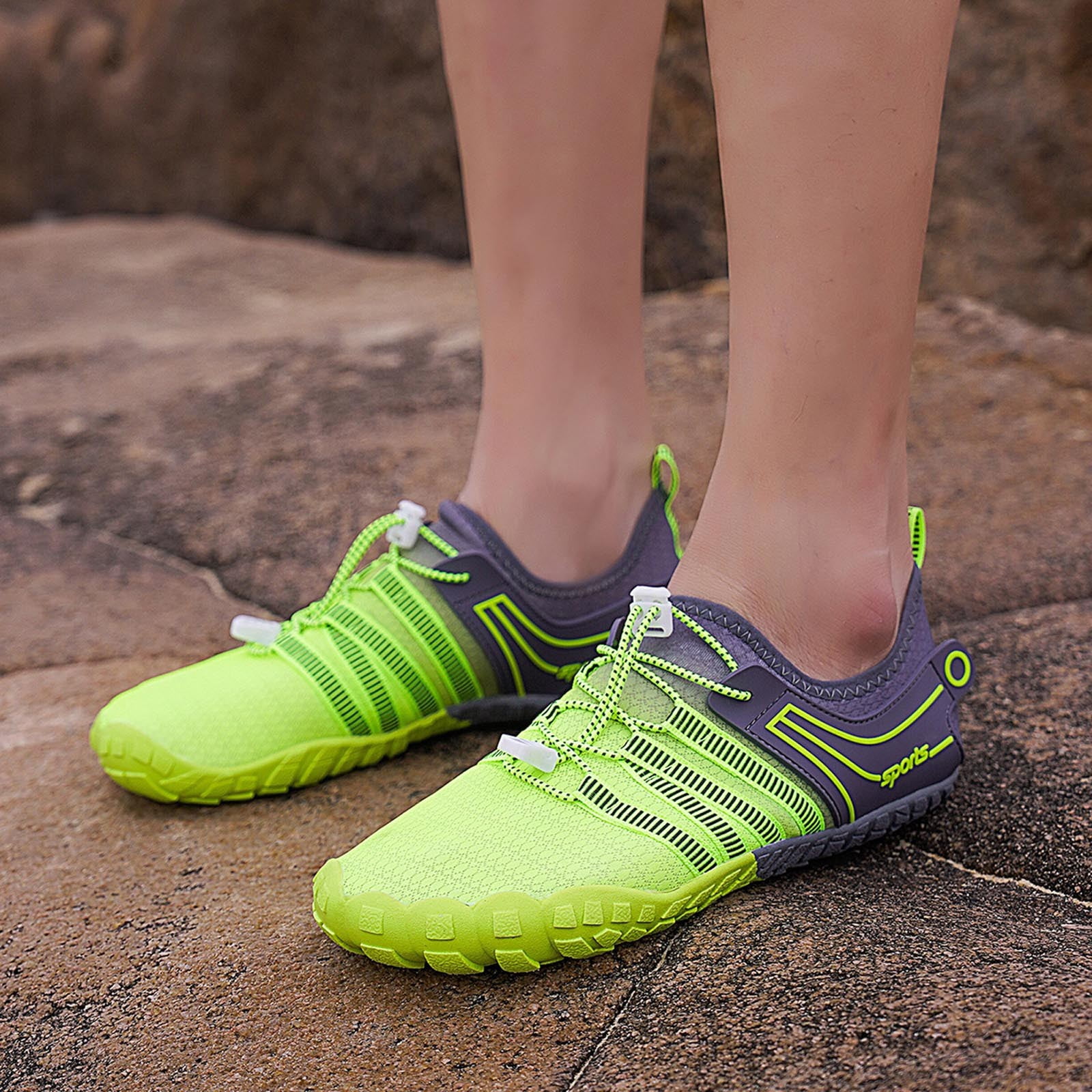 Hike Barefoot Shoes for Women Men, Breathable Non- Athletic Footwear, Wide Toe Water Shoes for Hiking, Non- Neuropathy Shoes for Women Men, Grounded Comfort wear
