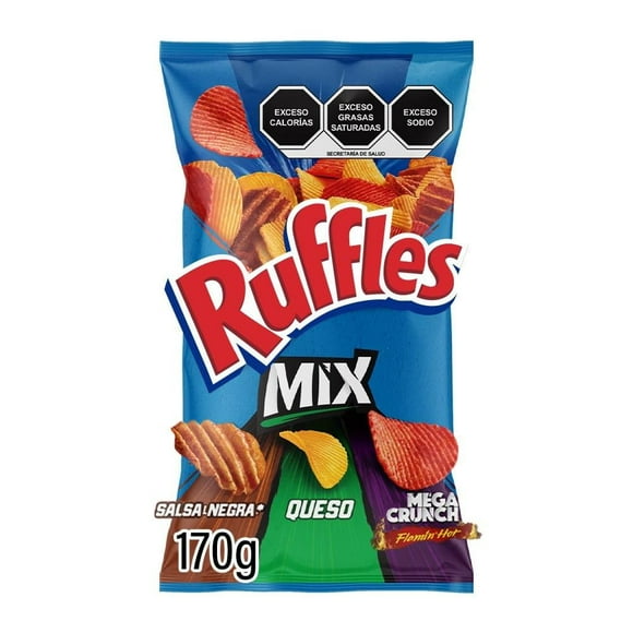 Papas fritas Ruffles mix 170 g