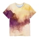 thumbnail image 5 of Blusas y camisas de manga corta con cuello redondo Camiseta estampada de manga corta para niños Cuello redondo Media manga Casual Versátil Top de poliéster para niñas, 5 of 5