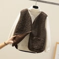 thumbnail image 2 of Women's Casual V Neck Sleeveless Cardigan Vest Top Outerwear for Everyday Comfort and Style, 2 of 5