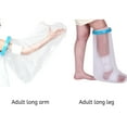 thumbnail image 4 of Couverture de Douche Imperméable en Fonte Protection Pied Bras Main Genou Blessure Bandage Protection Baignoire Long Bras, 4 of 9