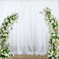 thumbnail image 3 of Wehilion Backdrop Curtain for Parties Sheer Tulle Backdrop Drapes for Wedding Ceremony Birthday Baby Shower Photo Backdrop Curtain Decorations, 3 of 7