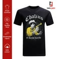 thumbnail image 3 of tees geek Chalino El Rey Del Corrido Novelty Men's T-Shirt - (Small) - Black, 3 of 4