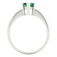 thumbnail image 4 of 1.5 ct Marquise Cut Simulated Emerald Solitaire Engagement Ring for Women in 18K White Gold, 4 of 5