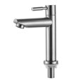 thumbnail image 4 of Miangastore Single Cold Water Stainless Steel Water Faucet Basin Faucet Washbasin Basin Faucet Silver, 4 of 8