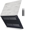 thumbnail image 4 of Compatible with New MacBook Air 13" Case Release Model A1932&A2179&A2337 m1, Plastic Hard Shell Cover Cable Tie, Wood grain 6_3, 4 of 5
