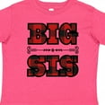 thumbnail image 4 of Inktastic Big Sis Buffalo Plaid Sister Girls Toddler T-Shirt, 4 of 5