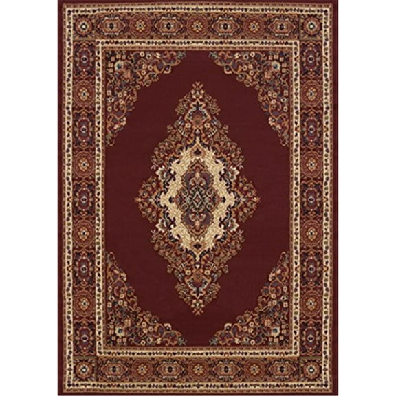 United Weavers Brunswick Katara Oriental Medallion Accent Rug, Burgundy, 1'10" x 3'