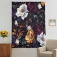 thumbnail image 3 of Seasonal Botanical Blooms Sheer Curtains 72 Inches Long, Vintage Floral Spring Light Filering Curtains, Breathable Simi Curtain Privacy Drapes for Living Room Bedroom Lightweight Window Treatment, 3 of 9