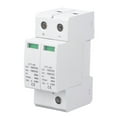 thumbnail image 1 of Dispositivo de protección contra sobretensiones, 2P, retardante de llama, protector de sobretensiones fotovoltaico modular para edificios residenciales y de oficinas, CC 1000 V, 1 of 12