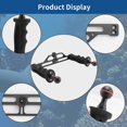 thumbnail image 3 of Dual Handles Aluminium Alloy Tray Stabilizer for Underwater Camera Housings Diving Camera Bracket, 3 of 7