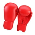 thumbnail image 4 of yotijay Adult Boxing Gloves Breathable Ventilation Training Sparring Pads for Kickboxing Red, 4 of 8