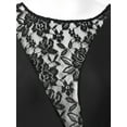 thumbnail image 3 of DPOIS Women Leotard Ballet Dance Bodysuit Top Gymnastics Dancewear Scoop Neck Jumpsuit, 3 of 6
