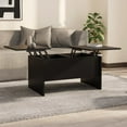 thumbnail image 1 of vidaXL Coffee Table Black 80x50x42.5 cm Engineered Wood, 1 of 5