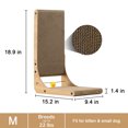 thumbnail image 5 of FUKUMARU Curved Cat Scratcher, Wall Scratchers for Indoor Cats, 18.9", 5 of 8