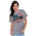 thumbnail image 3 of Honor Navy Courage American Flag Men's Graphic T Shirt Tees Brisco Brands S, 3 of 6