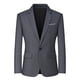 thumbnail image 1 of Blazer Mylldey para hombre, corte ajustado, casual, de negocios, gris, talla XL, 1 of 6