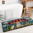 thumbnail image 6 of Non-Slip Frog Mushroom Bath Mat, Soft Polyester Flannel for Bathroom Living Room Bedroom Decor, Christmas Gift, 6 of 14