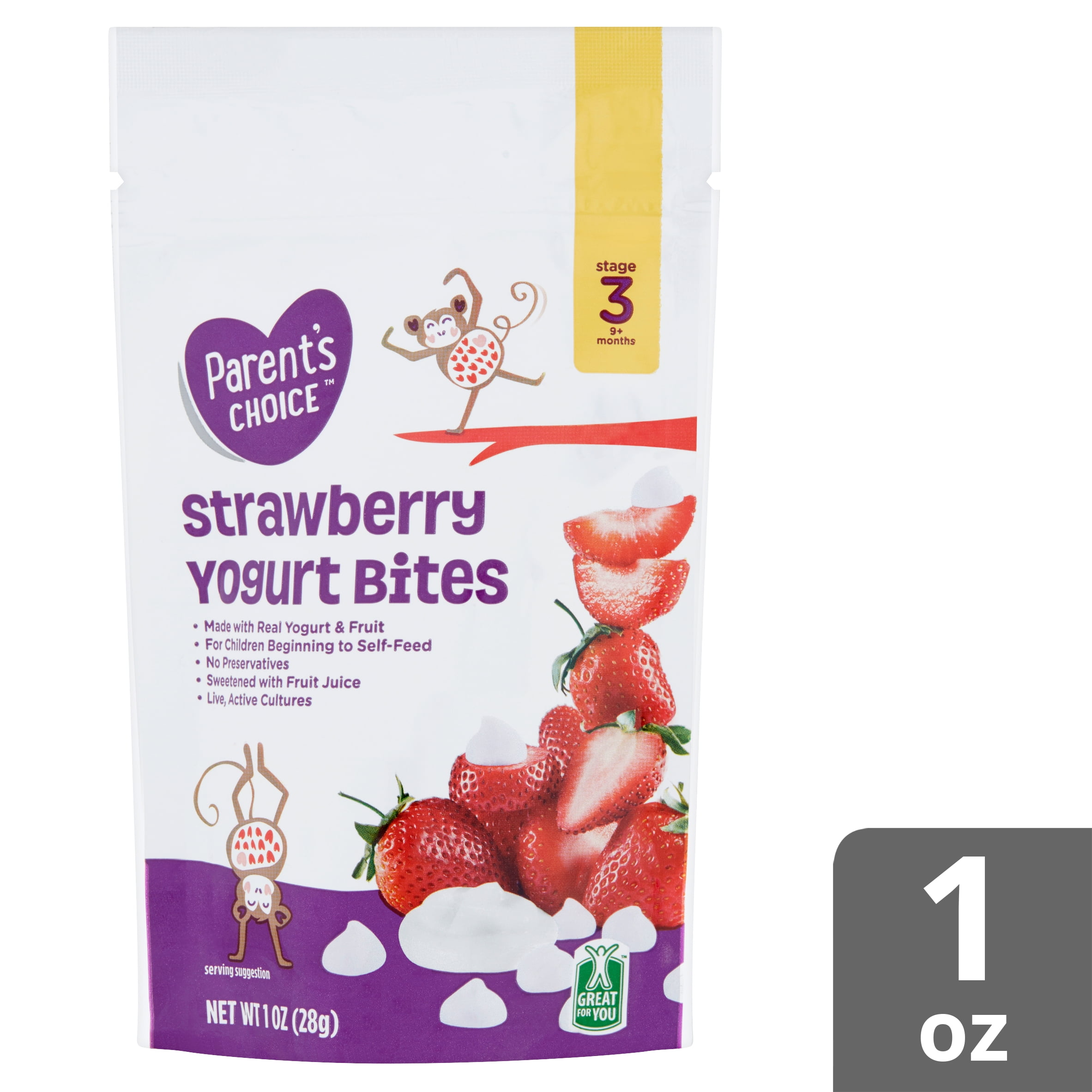 strawberry yogurt bites baby