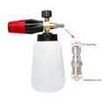 thumbnail image 4 of 2X Pressure Washer Snow Foam Quick Plug Connector 1/4 Inch to Spray- Wand Adapter Quick Disconnect Release,2 x Adapter Foam Nozzle Connector,silver, 4 of 5