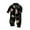 Black, variant on Lopecy-Sta Kid Boy and Girl Satin Pajamas Sets Girls Boys Button-Down Silky Pajamas Long Sleeve Top with Pants Sleepwear