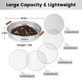 thumbnail image 6 of 3mm Mesh Soil Sieve - 18.5" Professional Gardening Sifter Screen for Fine Compost, Potting Mix, Seed Starting & Worm Castings | Stainless Steel Soil Riddle, 6 of 7
