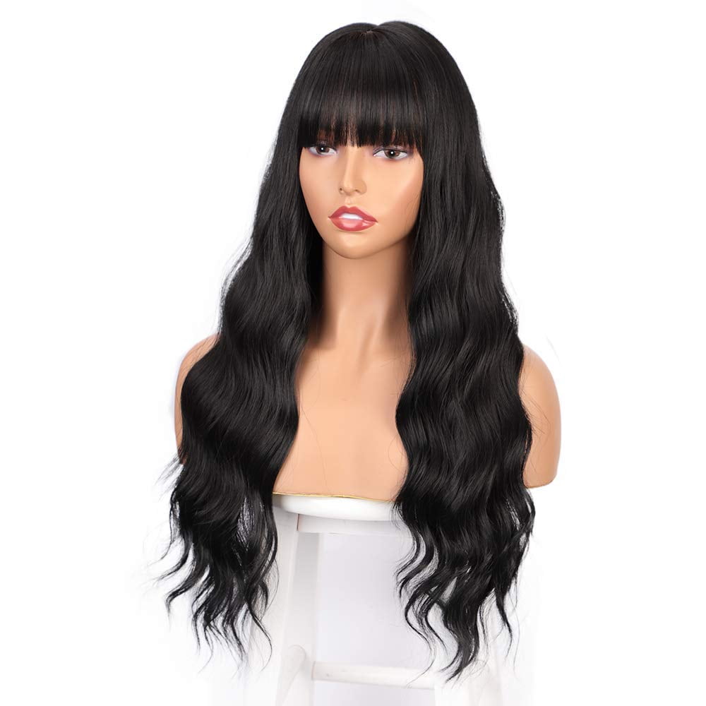 long black wigs that look real