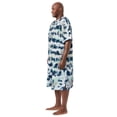 thumbnail image 2 of KingSize Men's Big & Tall Short-Sleeve Jersey Henley Nightshirt, 2 of 4