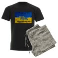 thumbnail image 6 of CafePress - Pray For Ukraine Sweatshirt, Stand With Uk Pajamas - Men's Dark Loose Fit Cotton Pajama Set, 6 of 7