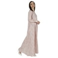 thumbnail image 2 of Bimba Printed Long Islamic Dress For Womens Round Neck Muslim Prayer Robe Dresses, 2 of 7
