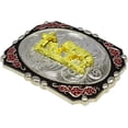 thumbnail image 3 of Moranse Religion Cross Cowboy Kneeling Prayer And Horse Design Belt Buckles, 3 of 6