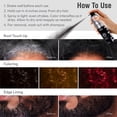 thumbnail image 6 of RED by Kiss Tintation Temporary Hair Color Spray, Extra Large Size, Instant Gray Root Cover Up, Water-Resistant, Smudge-Proof, Hairline & Barber Touch-Up, Quick Dry (Darkest Brown, 11.5 OZ), 6 of 12