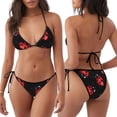 thumbnail image 3 of Balery Beautiful Red Ladybug Pijama Estampado Bikini de Dos Piezas para Mujer - Conjunto de Bikini Ajustable Sexy y Cómodo para Playa, 3 of 6