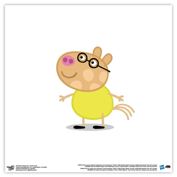 Gallery Pops Peppa Pig - Pedro Pony Wall Art