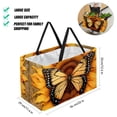 thumbnail image 2 of Butterfly Large Capacity Reusable Oxford Cloth Decorative Box Shopping Bag Collapsible Bucket, 2 of 7