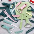 thumbnail image 2 of 3pcs Cutter Set Multipurpose Sharp Convenient Chopping Board Board Apples Lemon Lemon Fruit Peelers Potato Tomato Carrot Supplies, 2 of 9