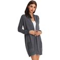 thumbnail image 2 of Women Open Front Cardigan Sweaters Pockets Long Sleeve Shrugs, 2 of 5