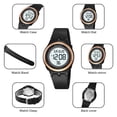 thumbnail image 6 of Digital Waterproof Watch - Electronic 's Wristwatch with Clear Display, Alarm Function, Lightweight and Adjustable, Safe Materials for Daily Wear H, 6 of 8