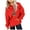 Red, variant on Trendy Girls Hoodie - Cozy Sweatshirt for Kids with Functional Pocket and Comfortable - for Winter and Holiday Wear