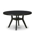 thumbnail image 6 of Luxe by East West Furniture 7 Piece Dining Table Set Contains 54" Round Table In Burgandy Color, 6 of 7