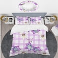thumbnail image 2 of Designart 'Floral Botanical Retro VII' Mid-Century Modern Duvet Cover Set, 2 of 4