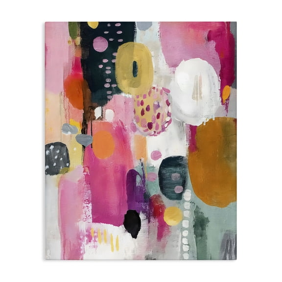 Stupell Industries Modern Abstract Blooms Cascade Canvas Art, 16 x 20, by Riley B