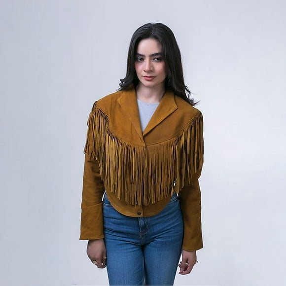 CHAMARRA PAOLA PIEL ANTE MIEL