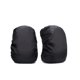 thumbnail image 1 of Funda impermeable negra para mochila - Protector contra la lluvia - Funda para bolsa de viaje - Impermeable para mochila escolar - 45L - Negro - Paquete de 2, 1 of 5