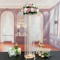 thumbnail image 4 of Nuptio Flower Stand for Wedding Gold Crystal Vase for Table Centerpiece Set of 10, 35 Inches, 4 of 12